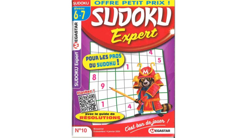 SUDOKU EXPERT NIVEAU 6-7